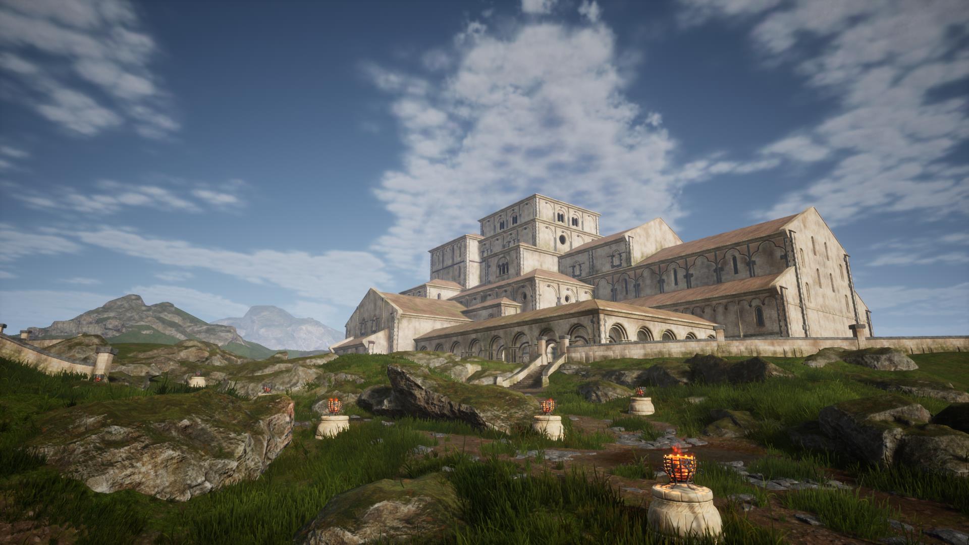 Romanesque Monastery Asset Image